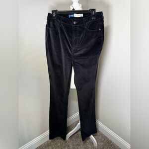 High-Waisted Velvet Boot Cut Pants size 6 Tall